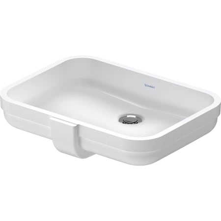 Duravit Vanity Basin 490mm Soleil By Starck White, Undercounter, W.Of, W/O.Tp,  0397490017